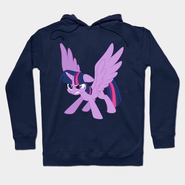Battle Twilight Sparkle Hoodie by CloudyGlow